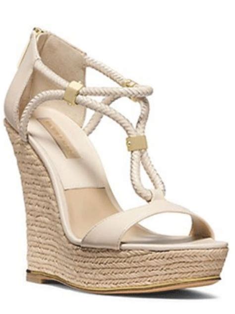 michael kors sherie braided leather espadrille wedge|Michael Kors Women's Espadrille Wedges .